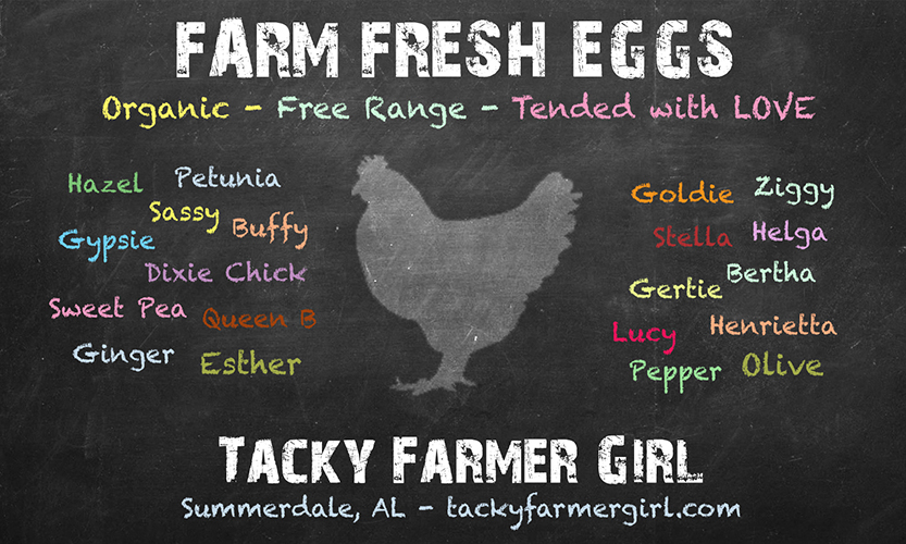Farm Fresh Egg Carton Label -- Custom Made -- PDF Digital Printable File
