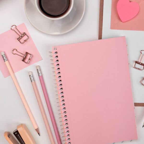 Pink notebook