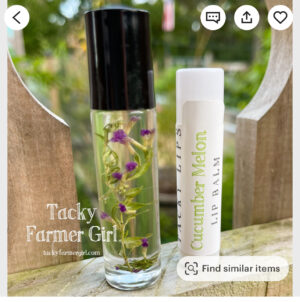 Roll-On Perfume Oil & Lip Balm Set - Cucumber Melon