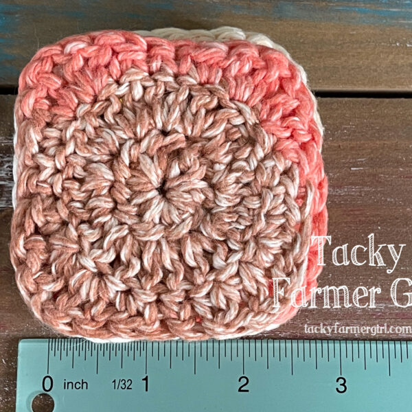 Farmhouse Cotton Crochet Square Scrubbies