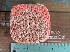 Farmhouse Cotton Crochet Square Scrubbies