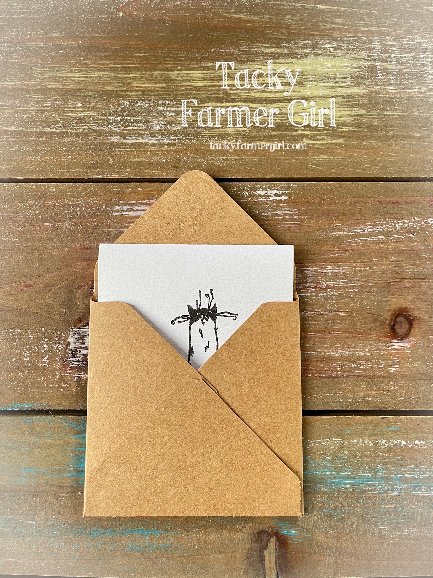 Siamese Cat Note Cards – 8 Handmade Gift Cards with Kraft Envelopes - Image 2