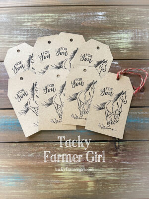 Tag Pack -- "For You" Horse Lovers